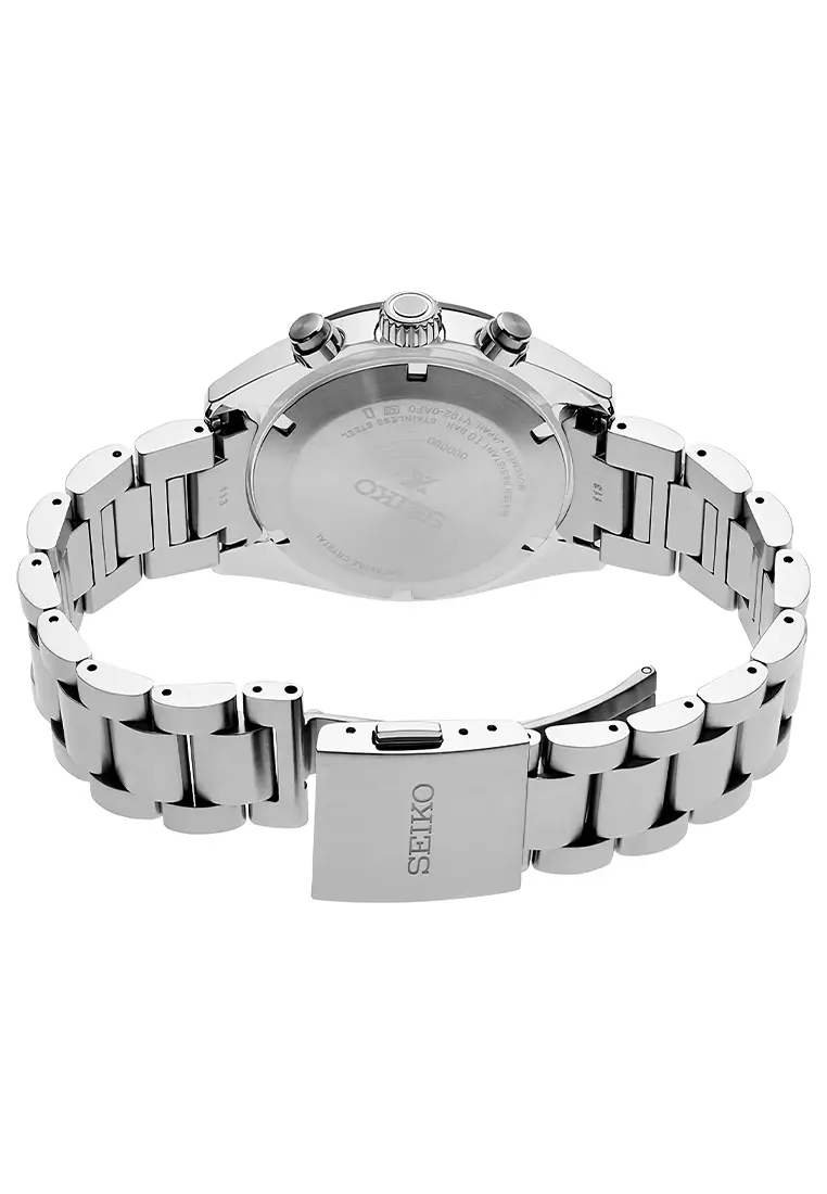 Seiko Prospex Solar Chronograph - Jam Tangan Pria - Silver - Stainless Steel - SSC813P1