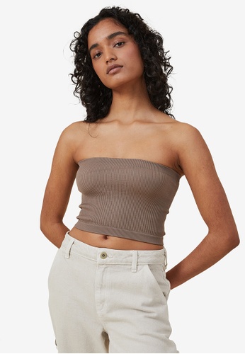 Buy Cotton On Seamless Ellie Tube Top 2023 Online | ZALORA Singapore