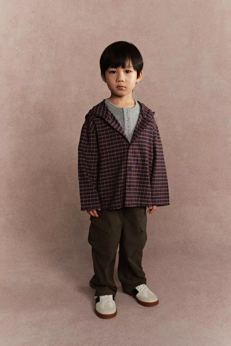 Cotton twill overshirt