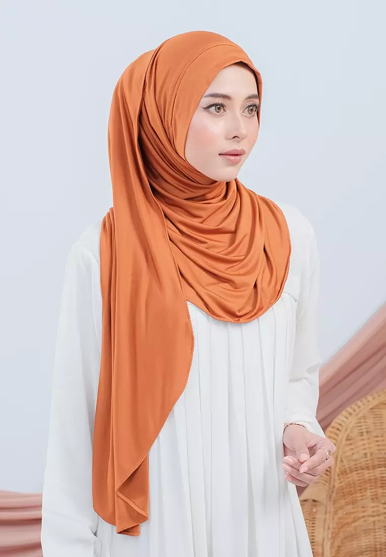 HIJAB INSTAN FAYZA - DUSTY BRICK
