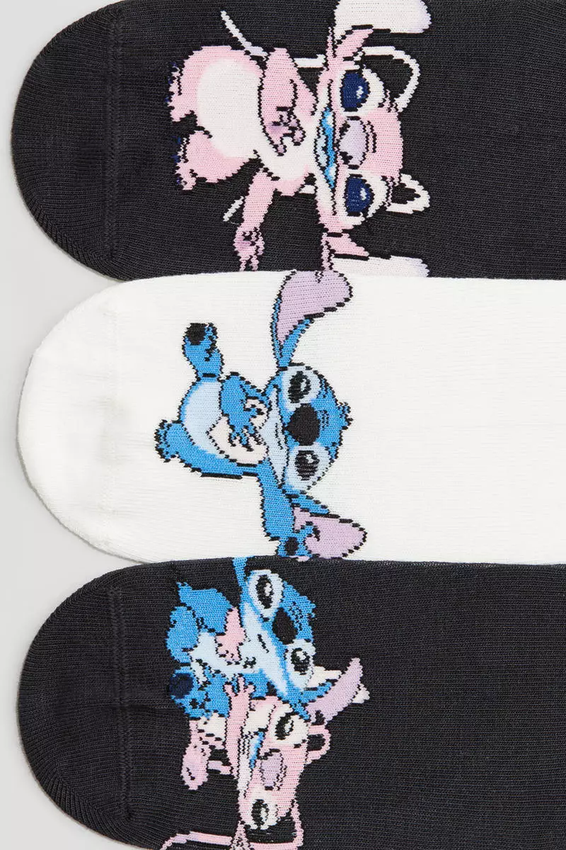 5-pack motif-detail socks