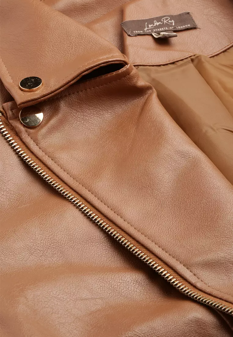 Zalora leather jacket cheap