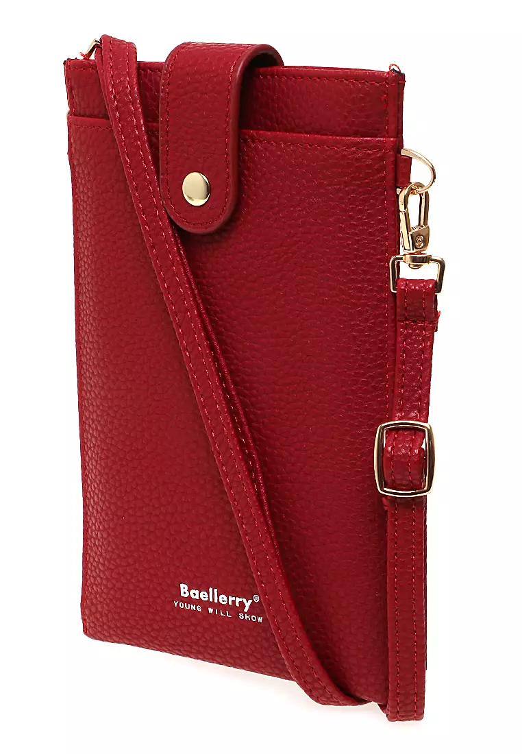 Tas Selempang Wanita Sling Bag Mini Design Dompet Tipis Multifungsi Material Leather Kulit ORIGINAL