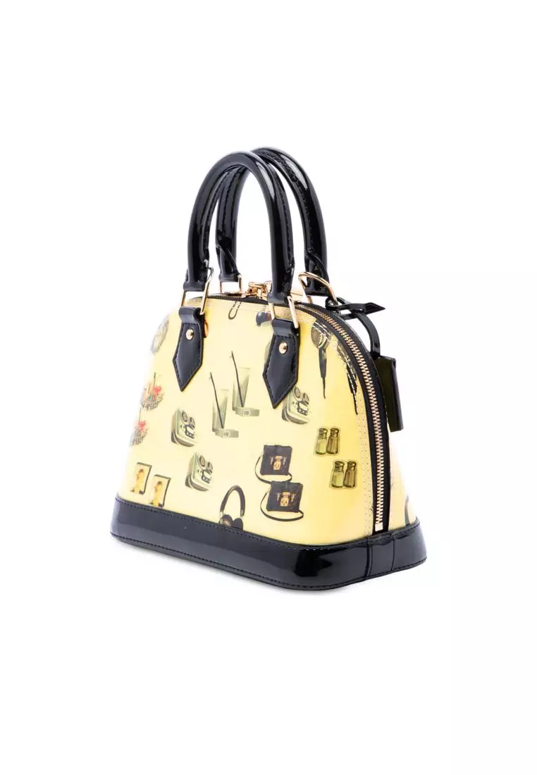 Pre-Loved Louis Vuitton Monogram Vernis Stickers Alma Bb