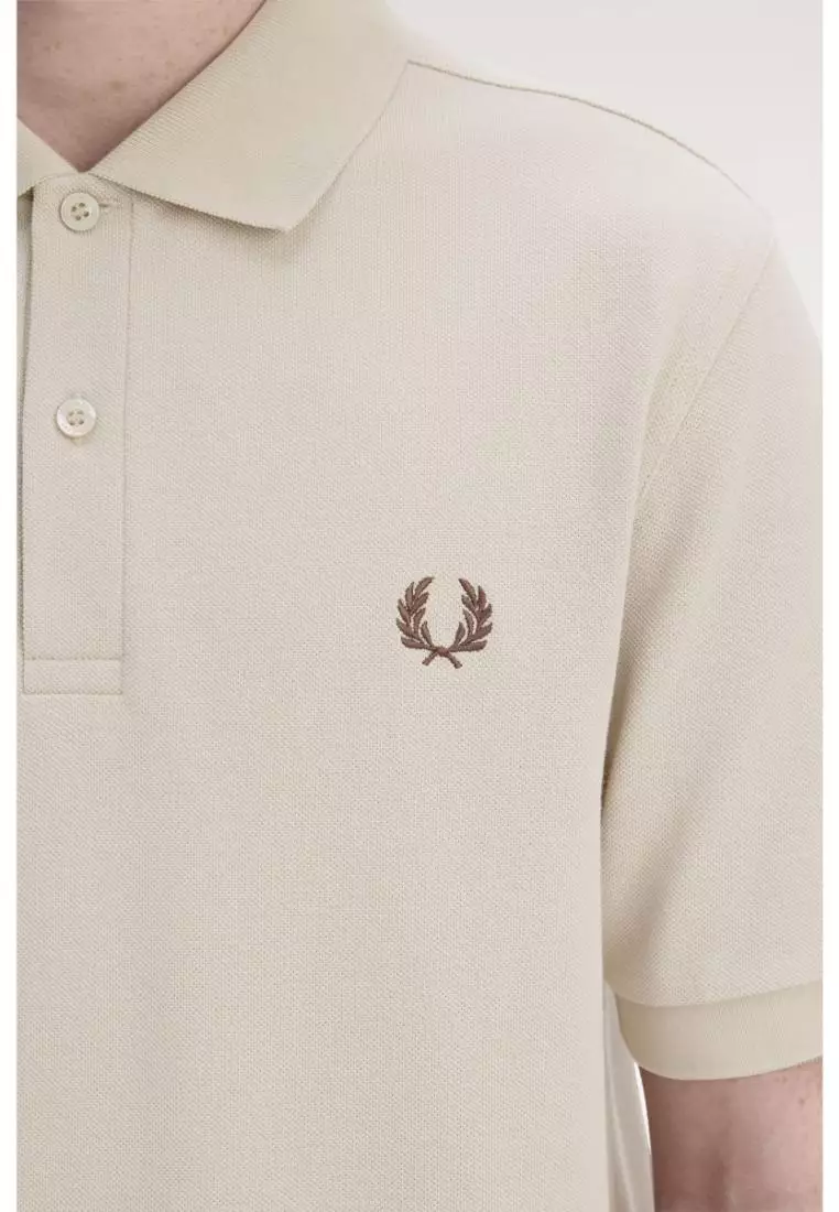 Fred Perry M6000 The Fred Perry Shirt (Warm Oat / Burnt Tobacco)