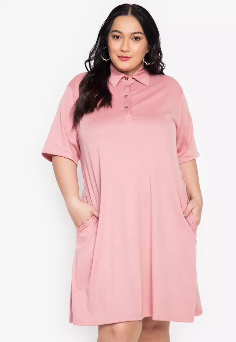 Buy Maxine Plus Size Shirt Dress 2025 Online ZALORA Philippines