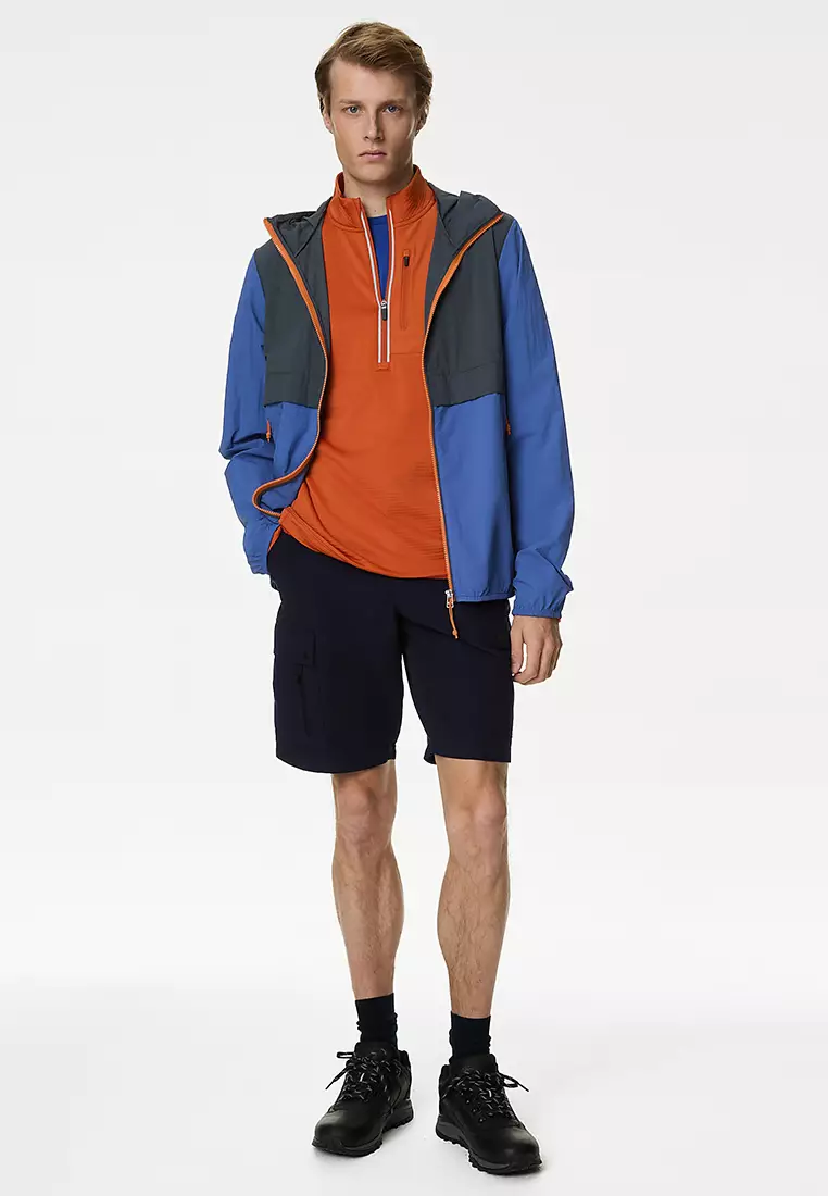 Ripstop Textured Trekking Shorts With Stormwear