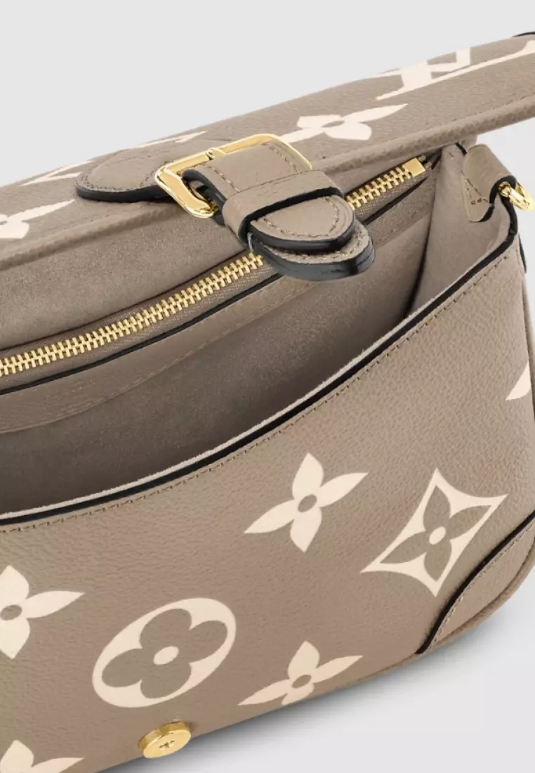 Diane Monogram Empreinte Tourterelle Beige Cream