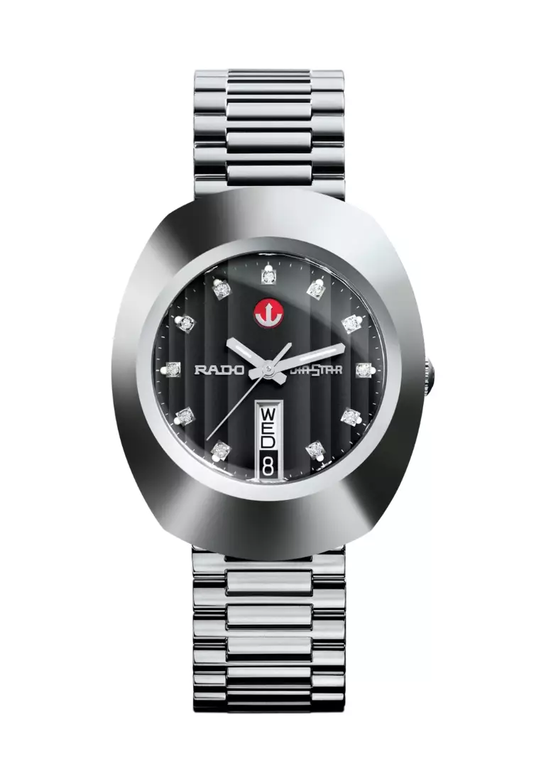 Rado black and 2025 silver watch