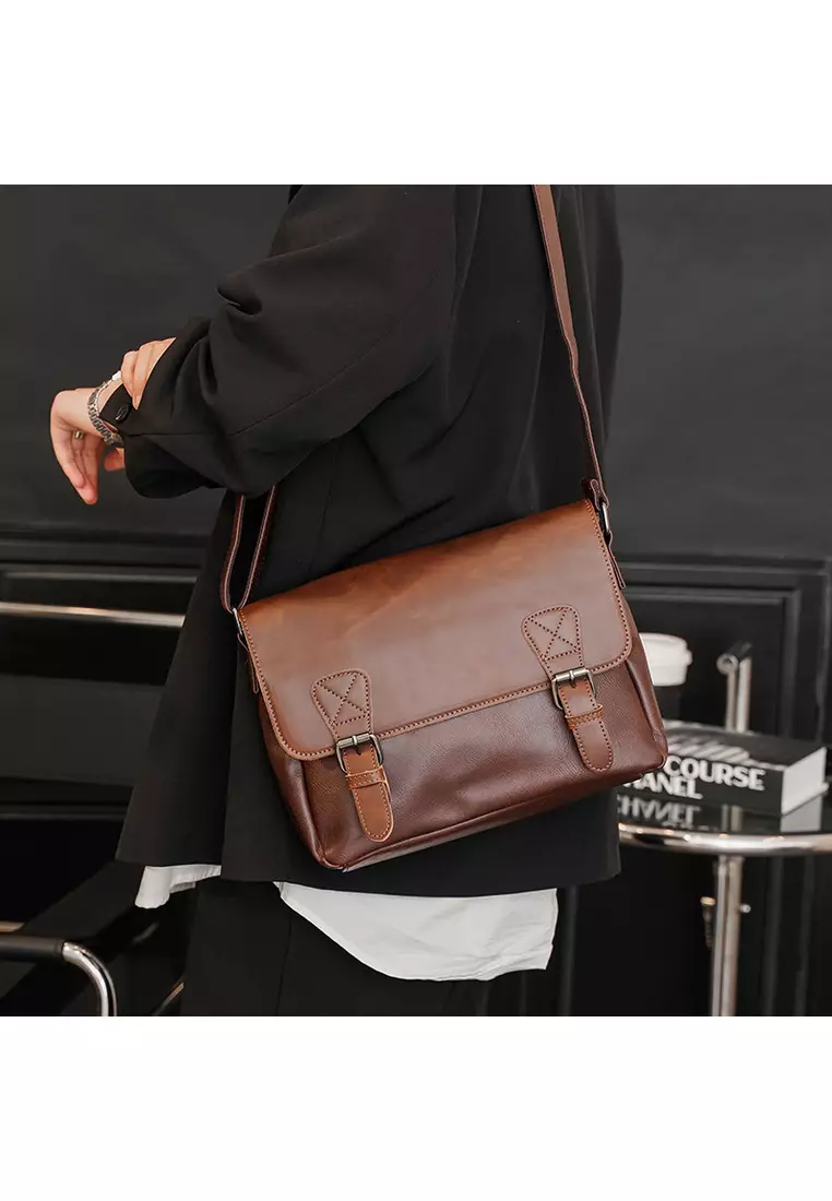 潮流復古休閒斜孭袋