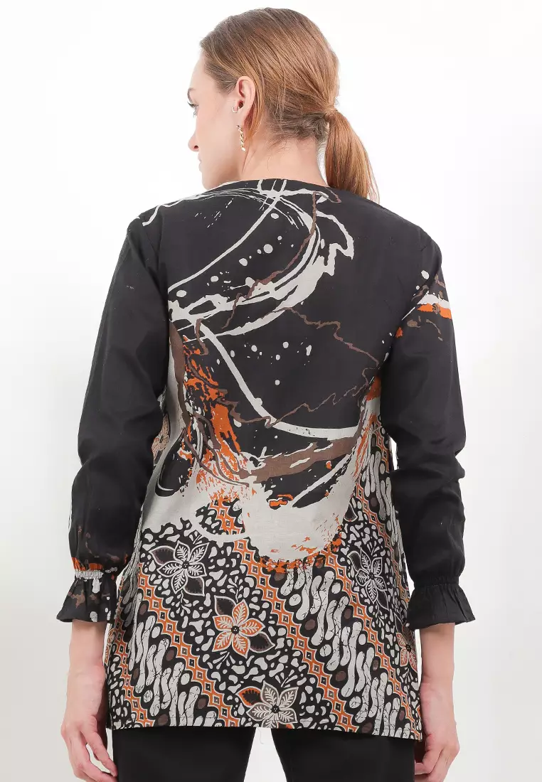 Dixie Blouse Batik Exclusive Premium Wanita Casual Modern