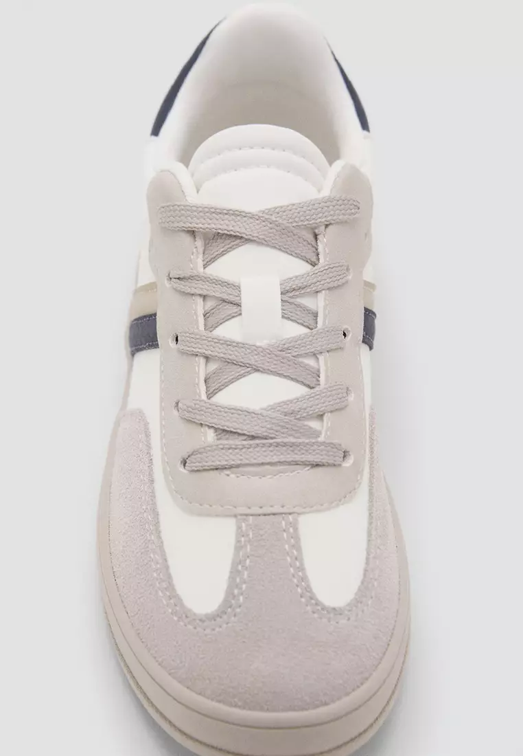 Leather Mixed Sneakers