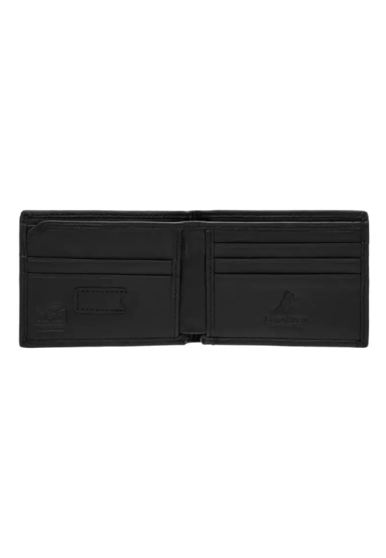 Men's Grain Leather RFID Minimalist Slim Bifold Wallet EWB 40362