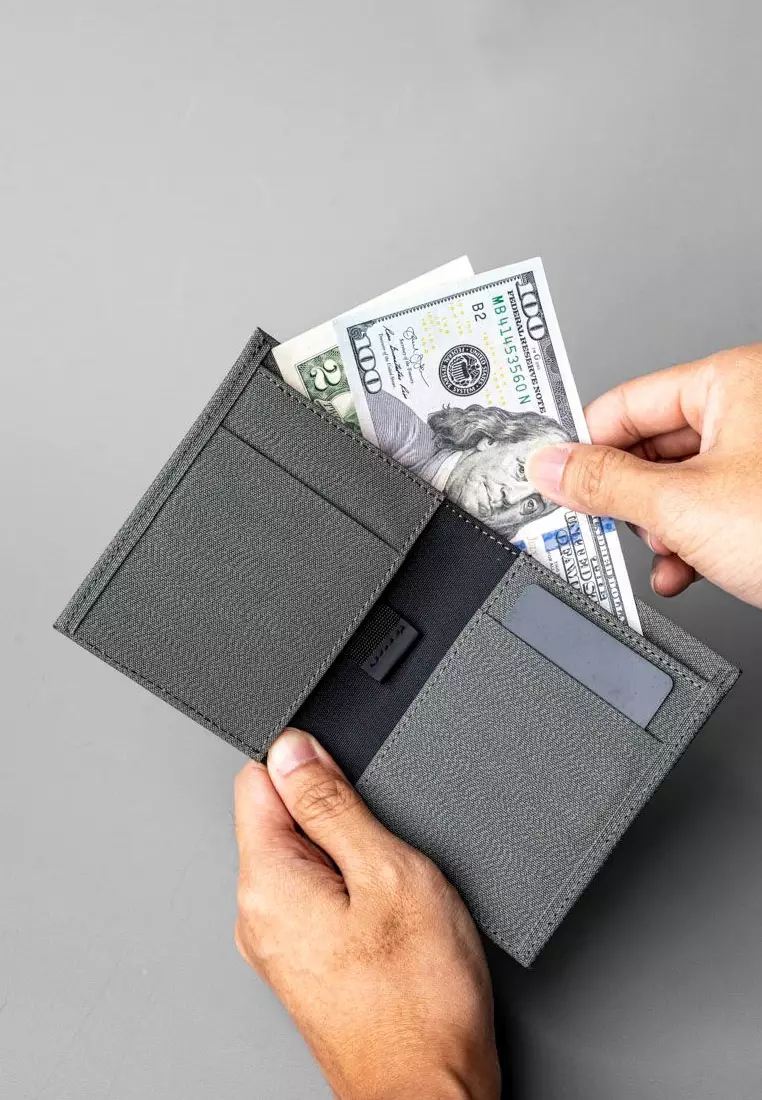 Alpaka ARK Bofold Cash Wallet - Axoflux Grey