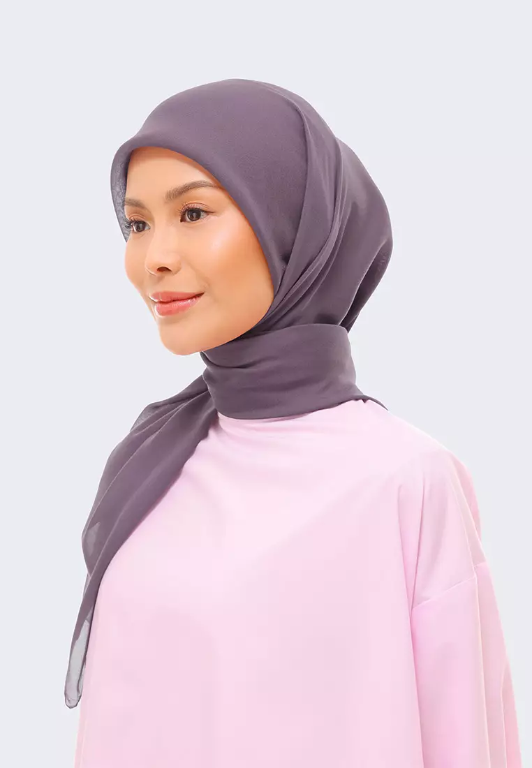 Ria Miranda Dark Plum Rarina Scarf