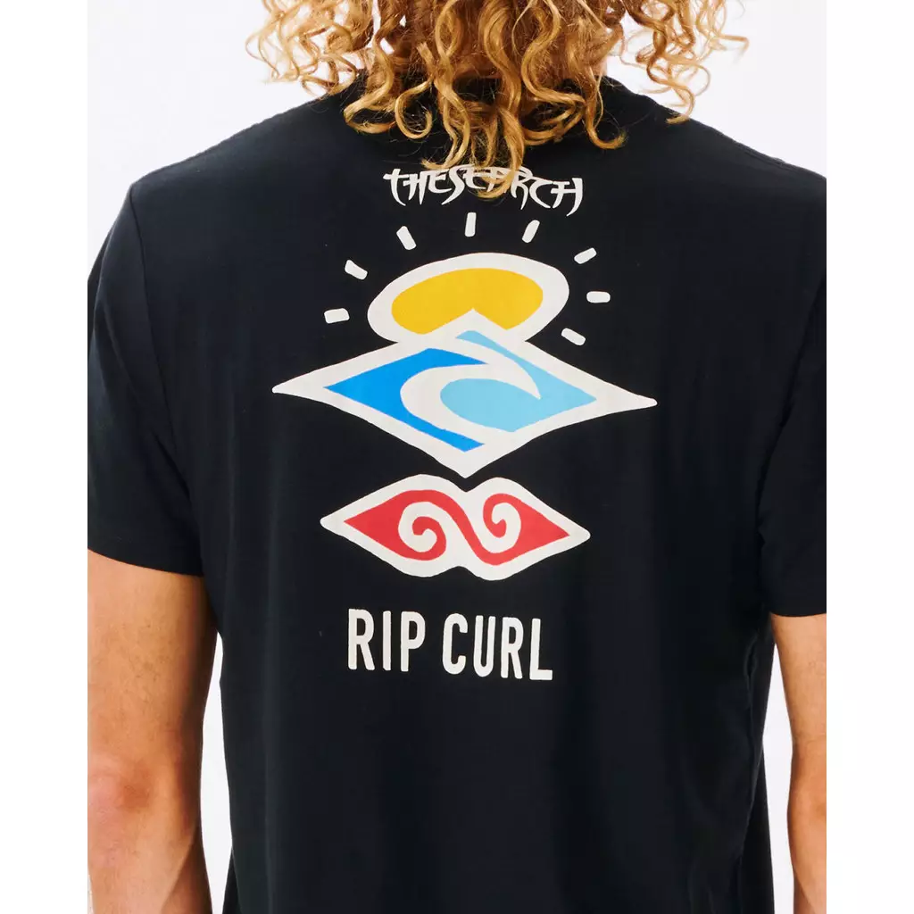 Rip Curl Search Icon Tee - Black