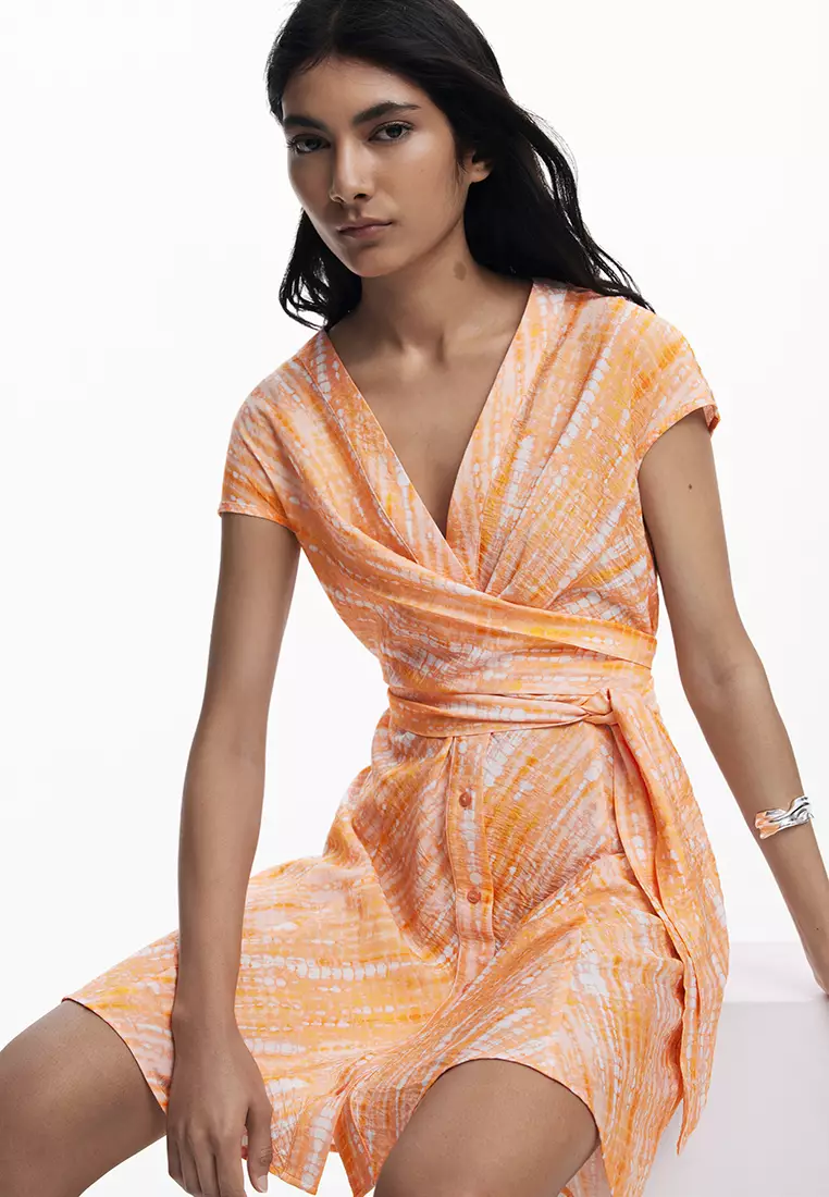 Wrap short dress