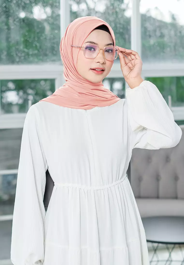 HIJAB INSTAN ZENYA - PEACH