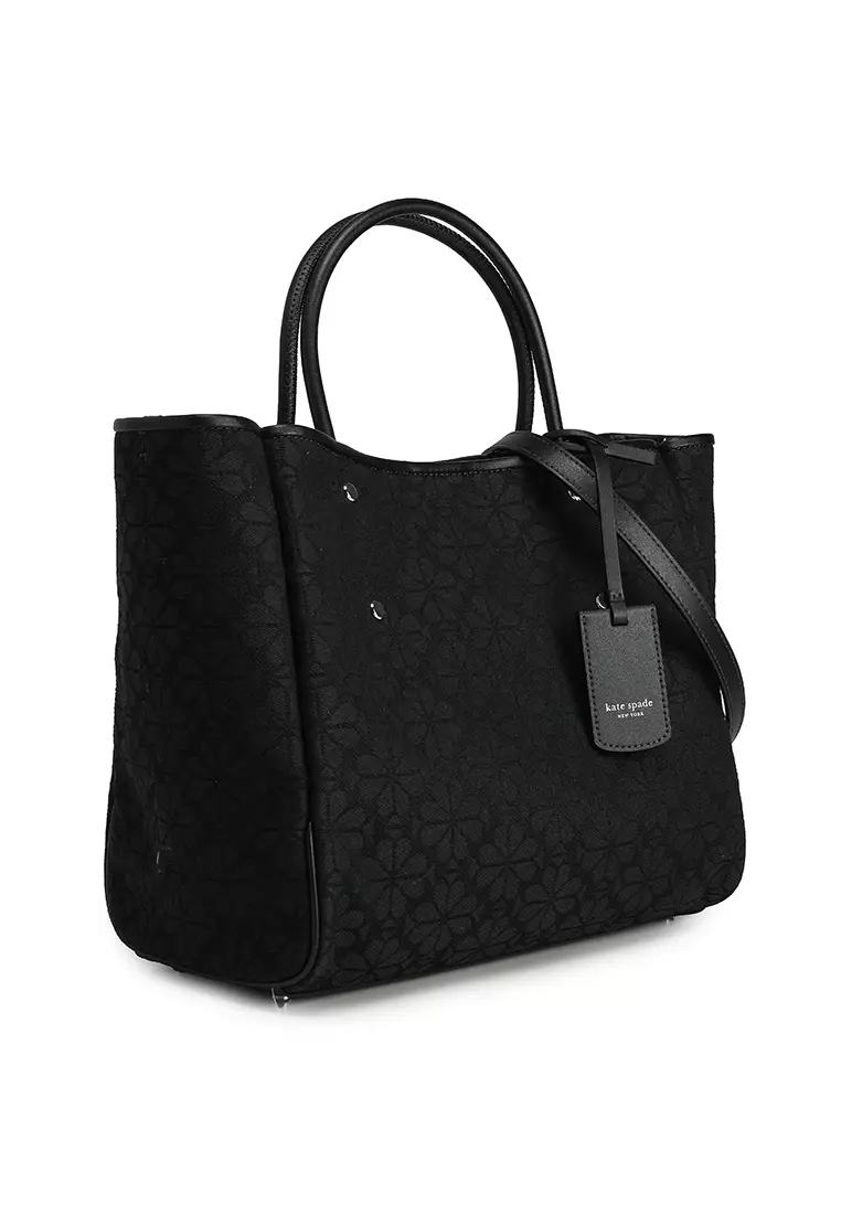 Spade Flower Jacquard Medium Everything Tote Bag (cq)