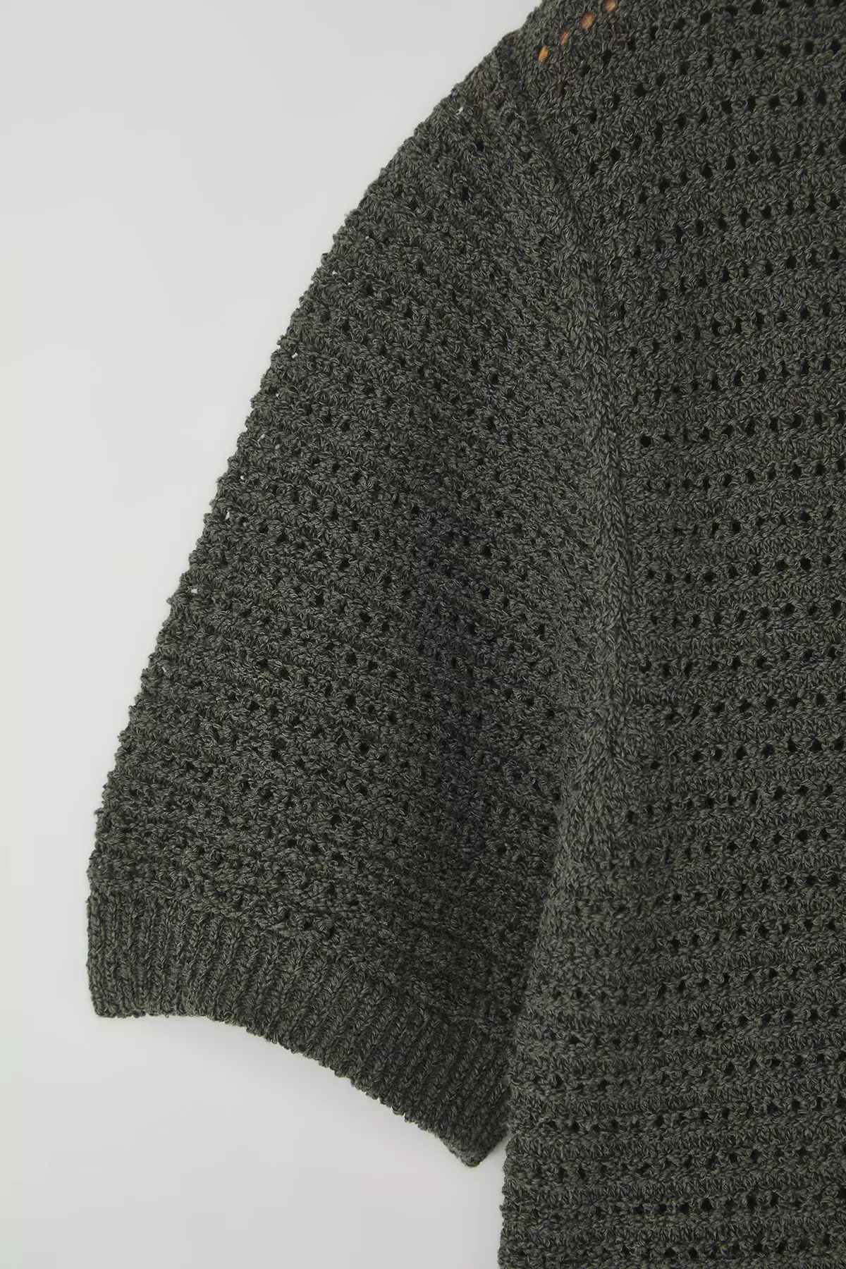 Textured Knitted Polo Shirt