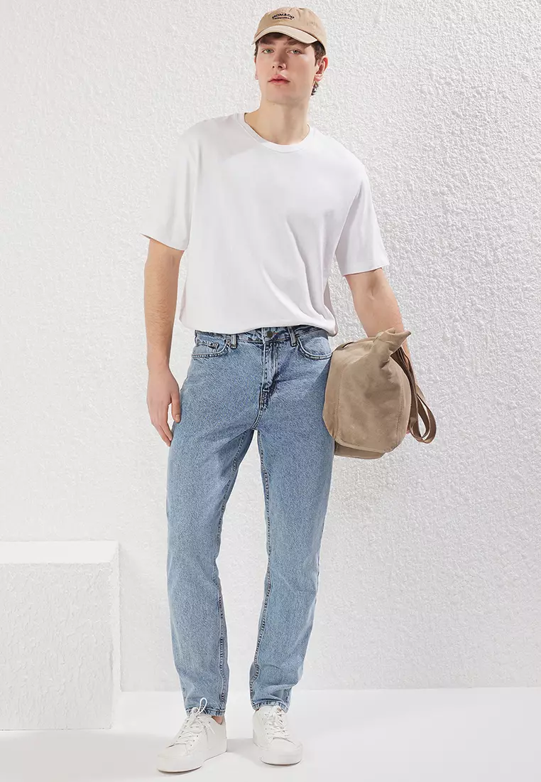 Blue Essential Fit Jeans Jeans Tmnaw23Je00104