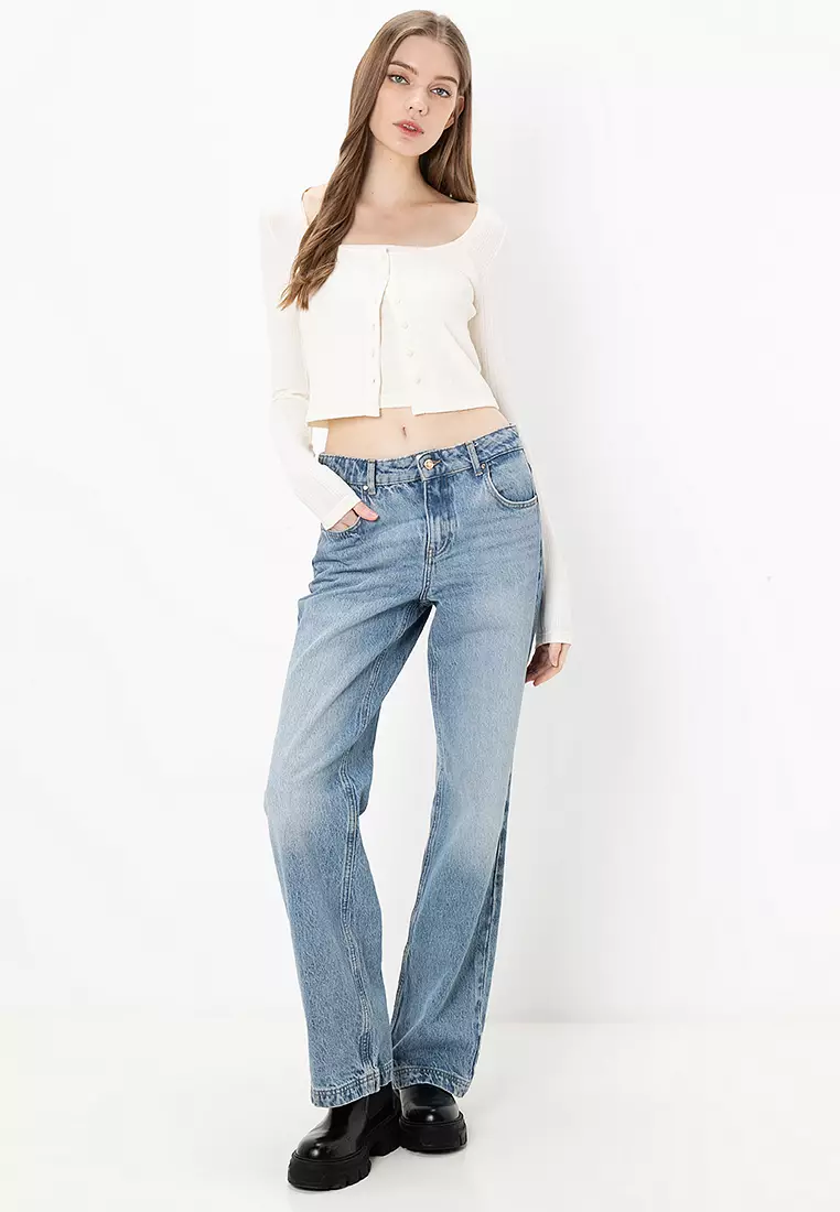 Buy Calvin Klein Rib Cropped Slim Cardigan - Calvin Klein