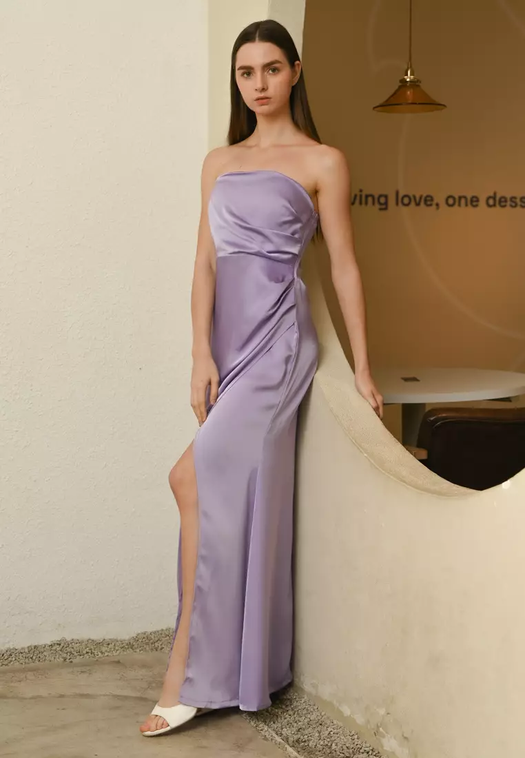 silk dress malaysia Ocean Blue Silky Dress in S/M/L  More info on www.sammyg.com.my 