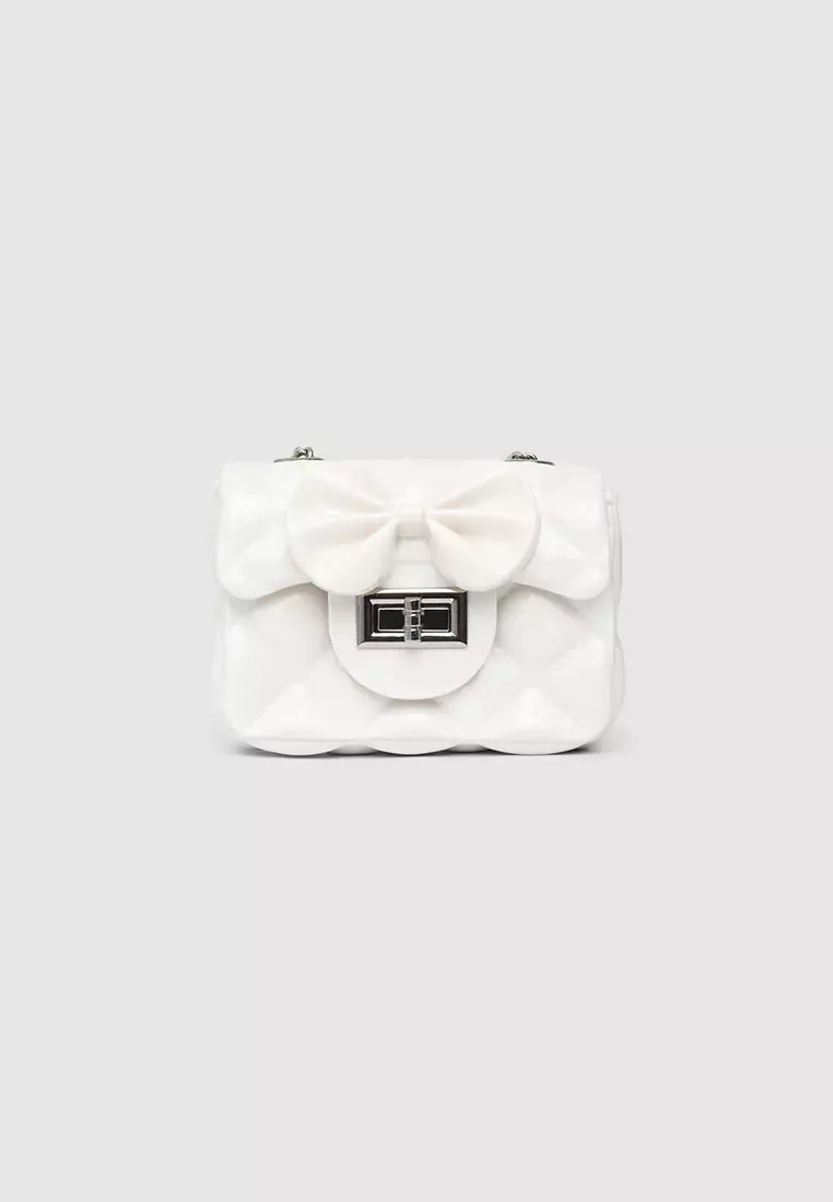 Terranova Mini Shoulder Bag With Bow For Girls