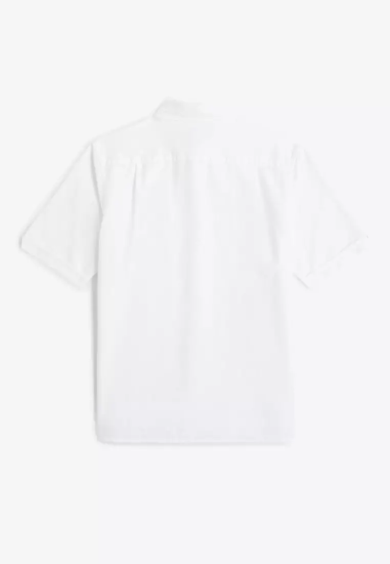 Fred Perry M8730 Oxford Shirt (White)