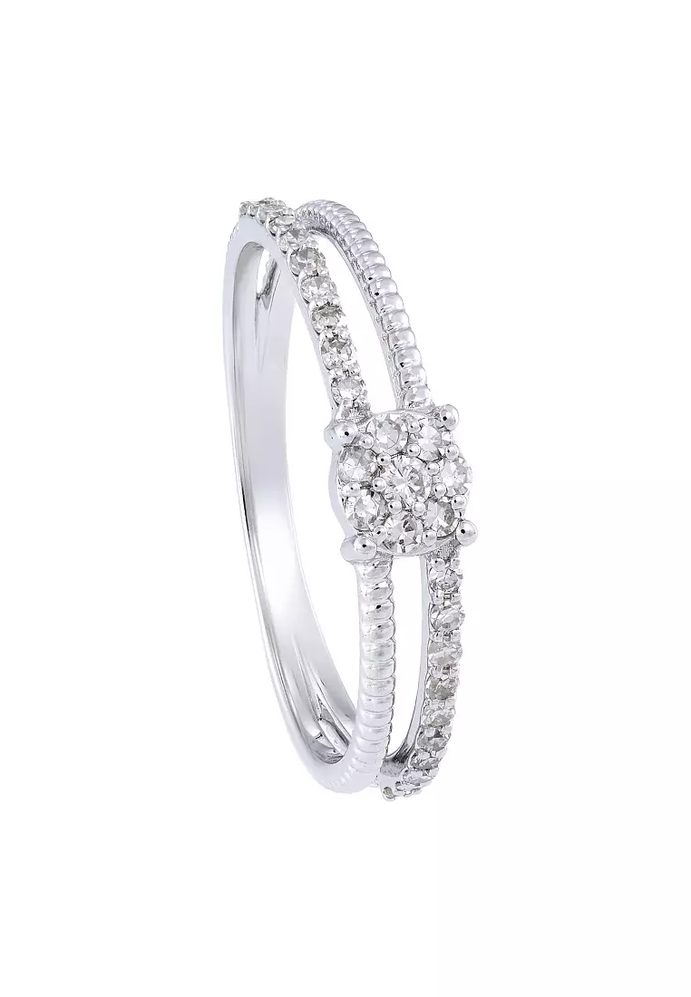 Buy HABIB HABIB ADORE Diamond Ring in 585 14K White Gold