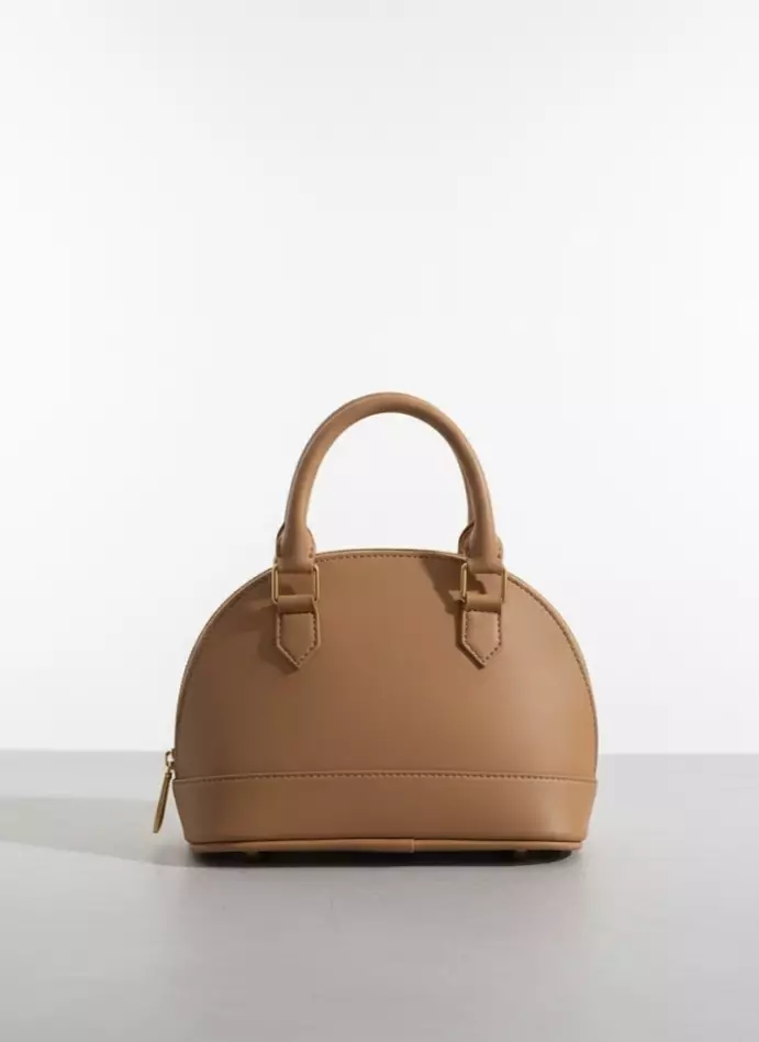 Vedlyn Abigail Tas selempang wanita model top handle - Brown