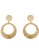 A-Excellence gold Open Golden Hoop Earrings AC4CEAC6AD4EBAGS_1