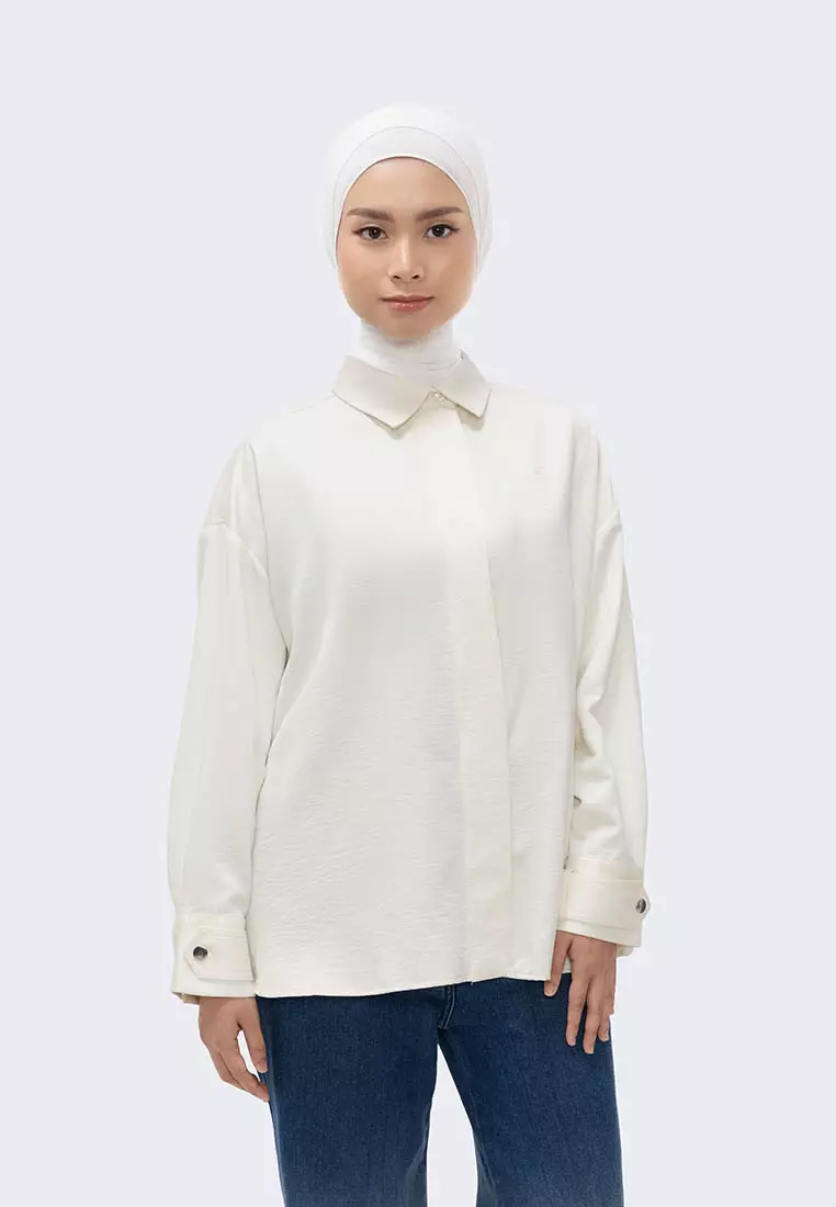 Ria Miranda Broken White Mokita Shirt
