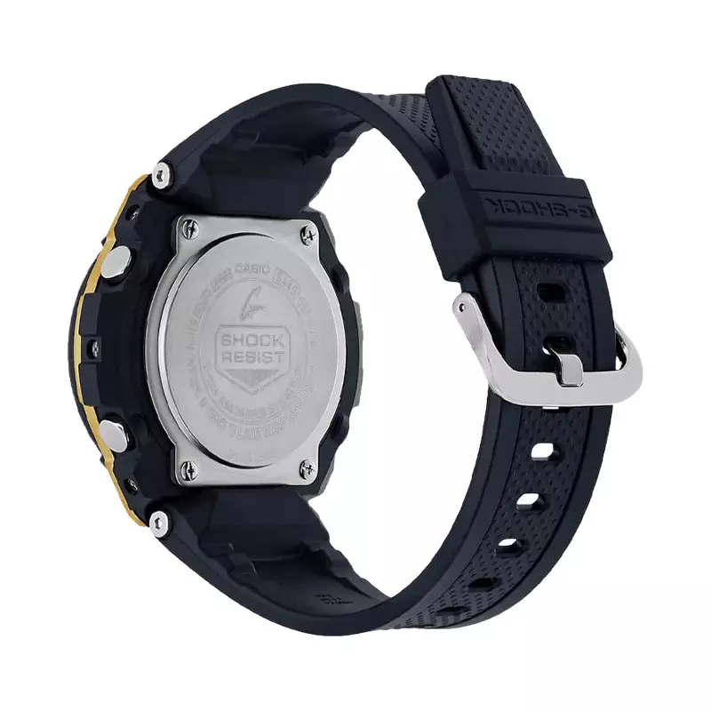 Jam Tangan Pria Casio G-Shock G-Steel GST-S100G-1ADR Tough Solar Digital Analog Dial Black Resin Band