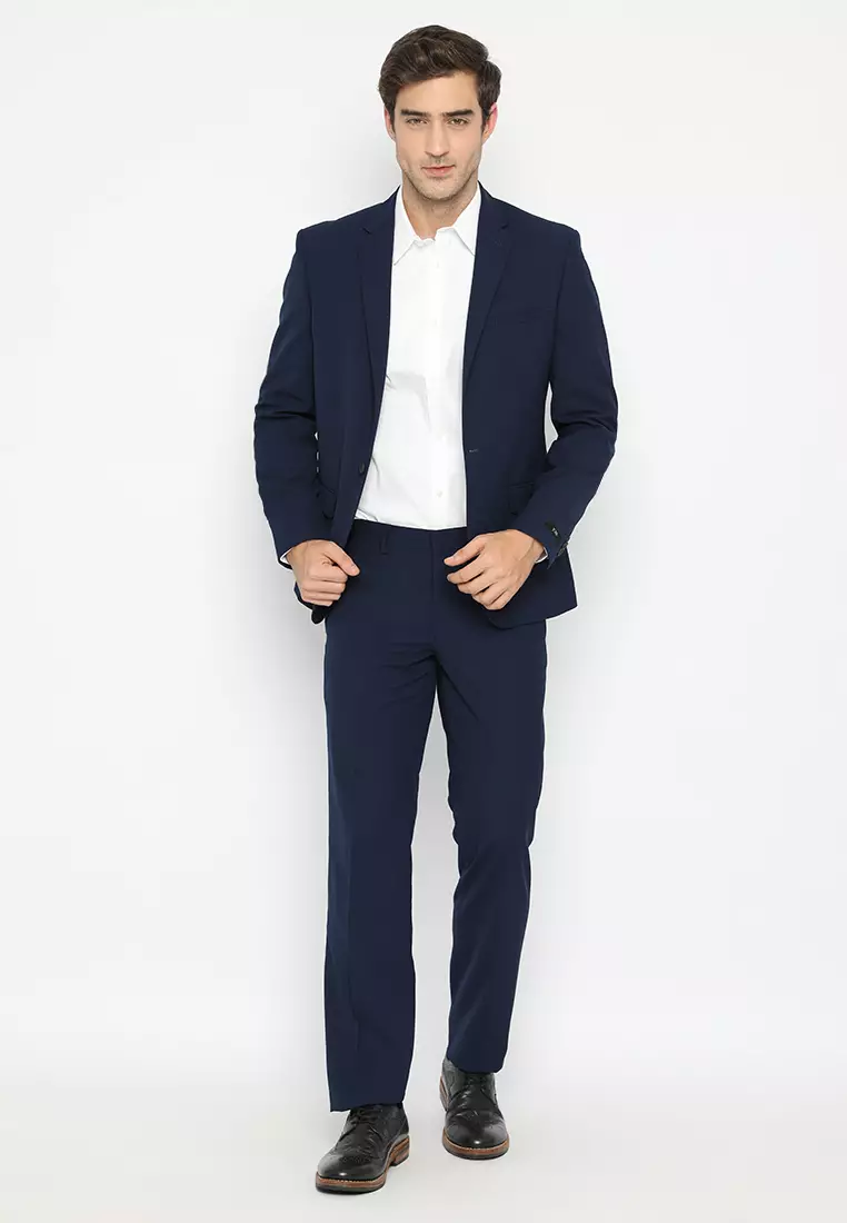 Jobb Camaro-T1 Jas Pria Slim Fit Navy 2023