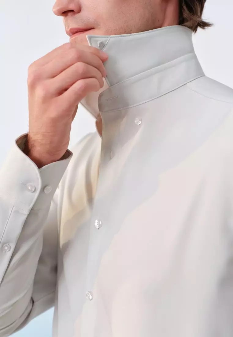 G2000 Non-Iron Dry Fine Twill Smart Fit Long Sleeve Shirt