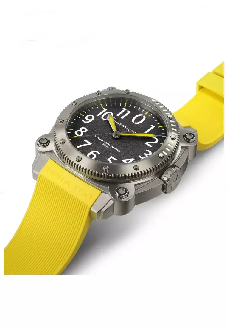 KHAKI NAVY BELOWZERO TITANIUM AUTOMATIC MEN WATCH (H78535380)