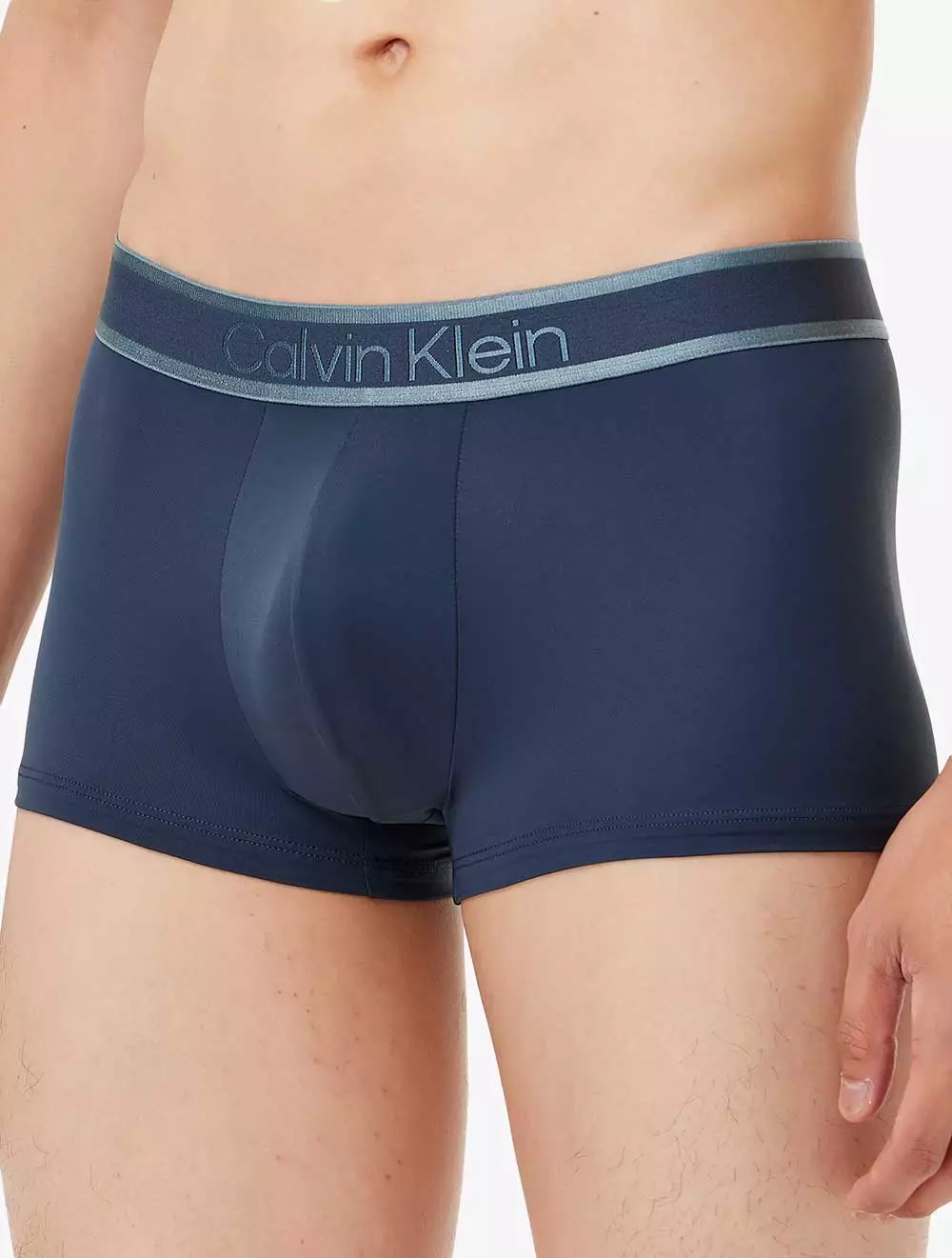 Calvin Klein Underwear - CK Tonal Logo Micro Low Rise Trunks - Navy - navy