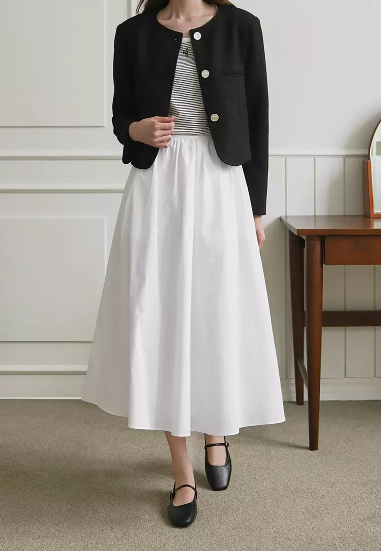 Nhibre 氣質方頭瑪莉珍平底鞋 (1cm)