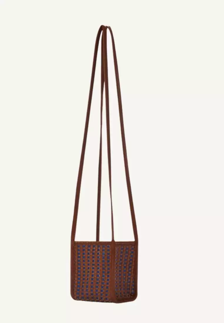 Kwani Handmade Weaving Tote Mini Royal Blue