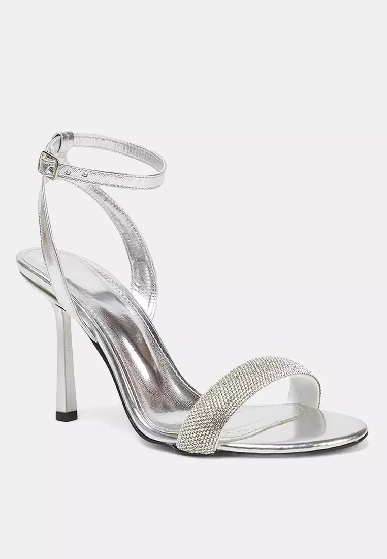 Almond Toe Thin Heeled Sandals
