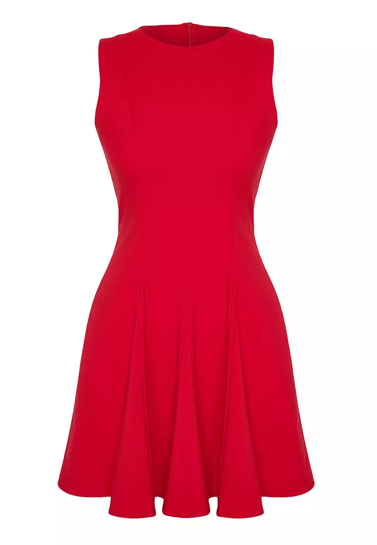 Straight Mini Sleeveless Business Regular Dress