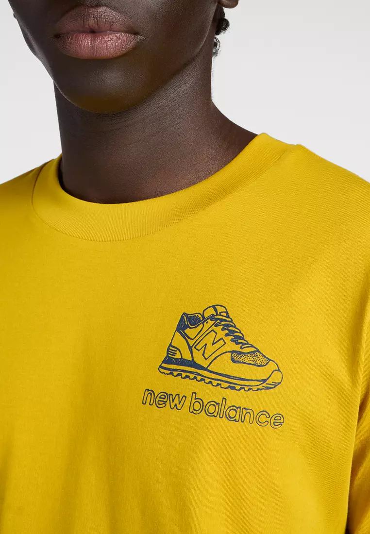 Left Chest Shoe Sketch T-Shirt