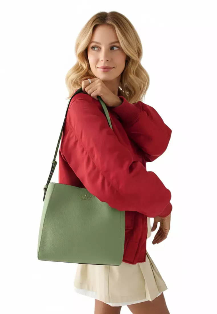 Juliette Medium Bucket Bag - Cedar Stand Green