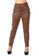 London Rag brown Chocolate Faux Leather Straight Fall Trousers EB9F5AA0FB277EGS_1