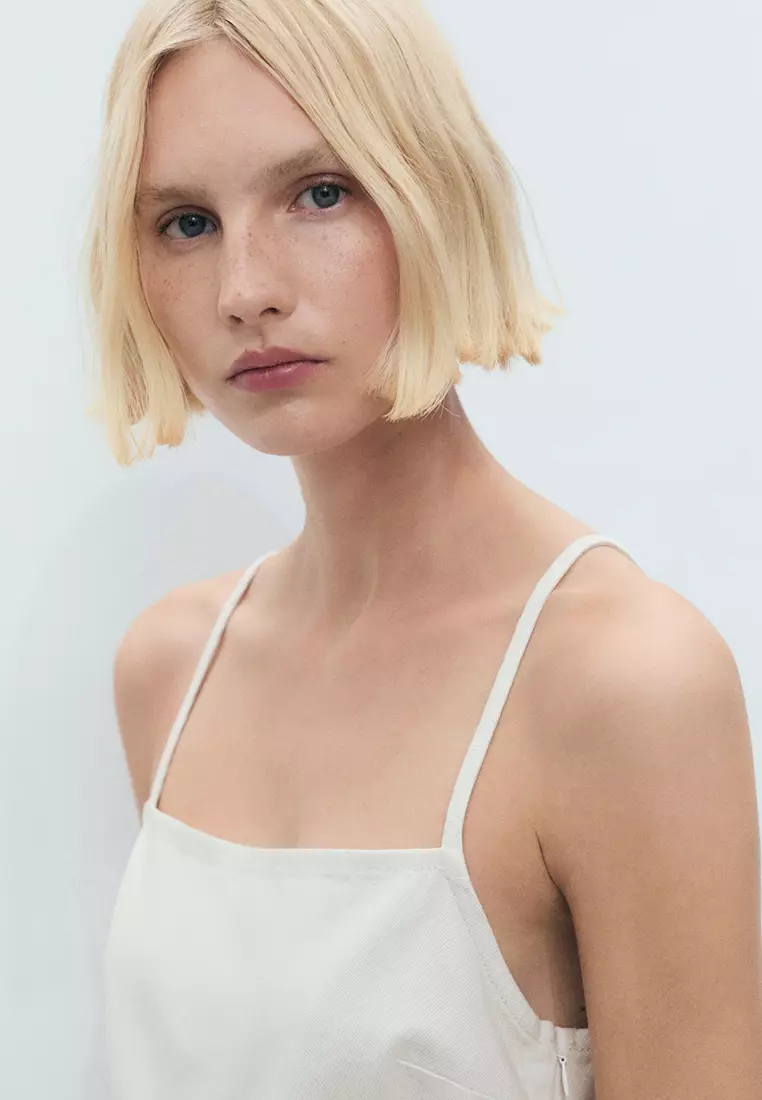 Short Denim Pinafore