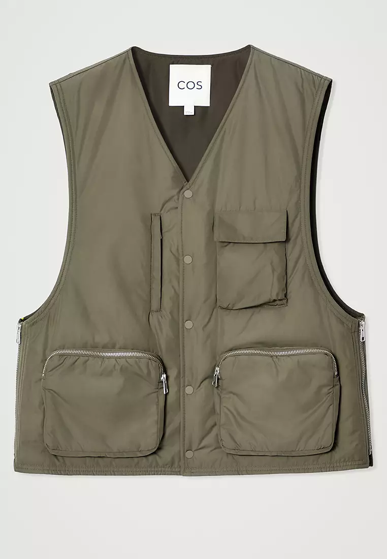 Buy COS Padded Utility Hybrid Gilet 2025 Online | ZALORA