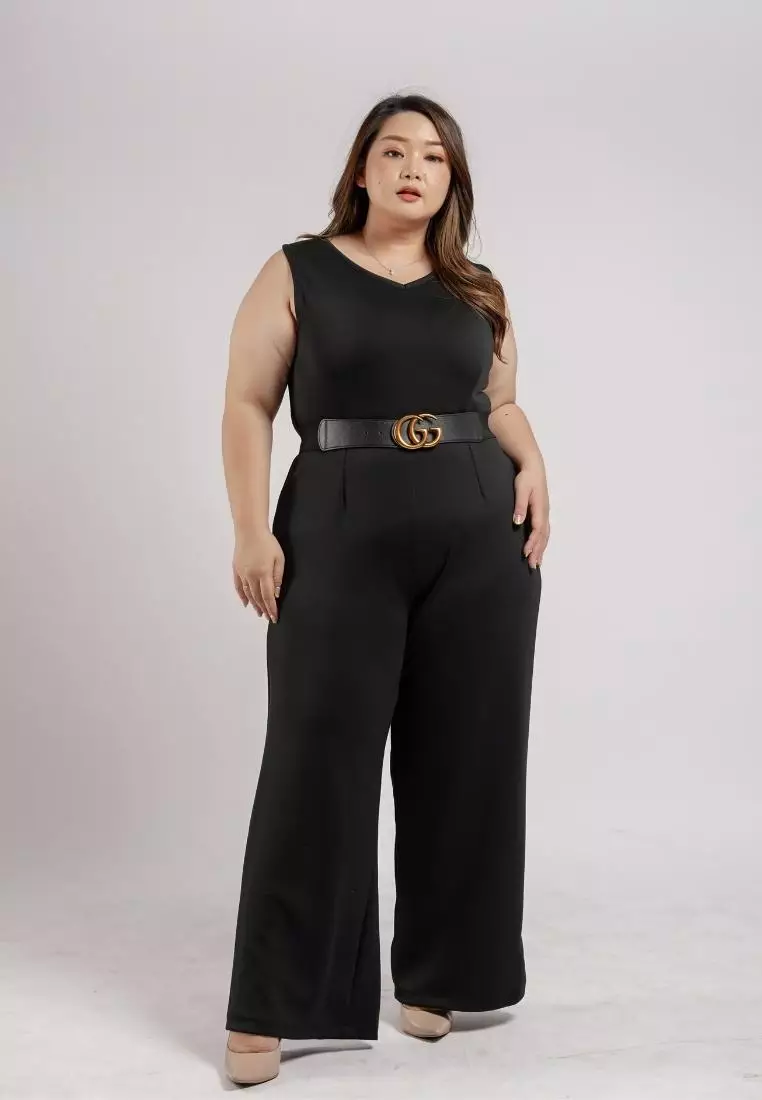 Plus Size Set Jumpsuit Alice Black