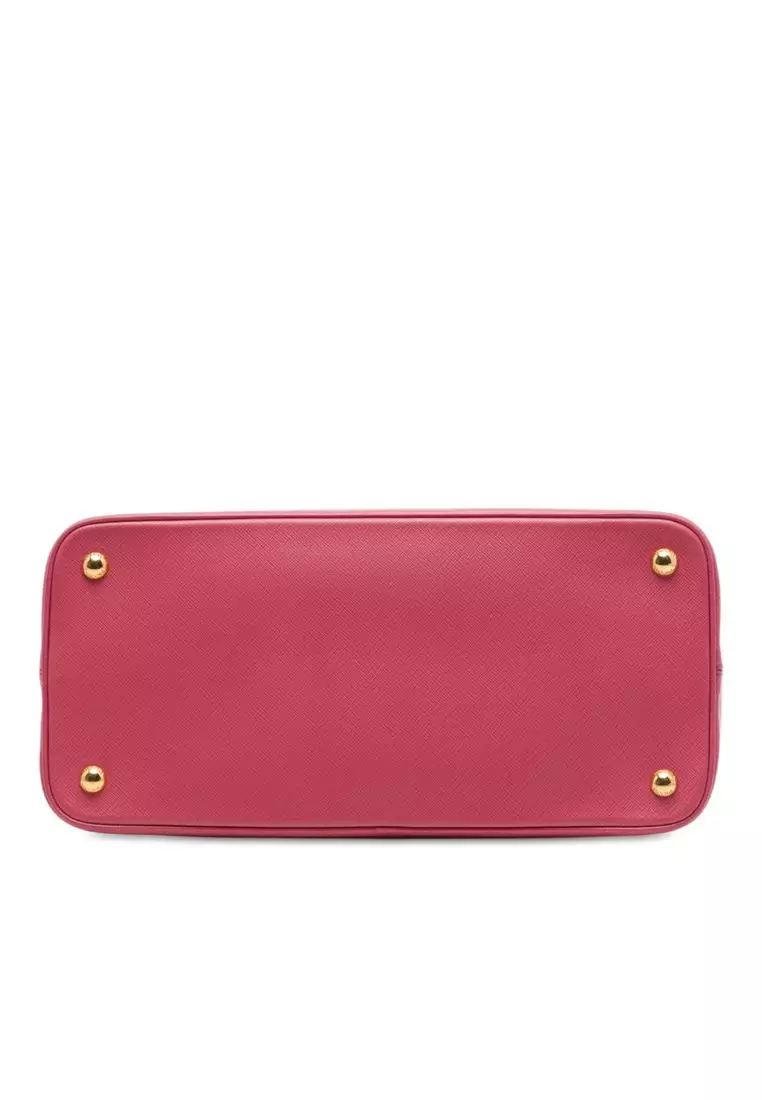 Pre-Loved Prada Large Saffiano Lux Open Promenade Satchel