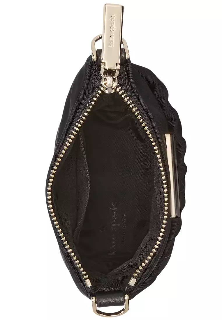 Carter Nylon Phone Crossbody Bag - Black KL876